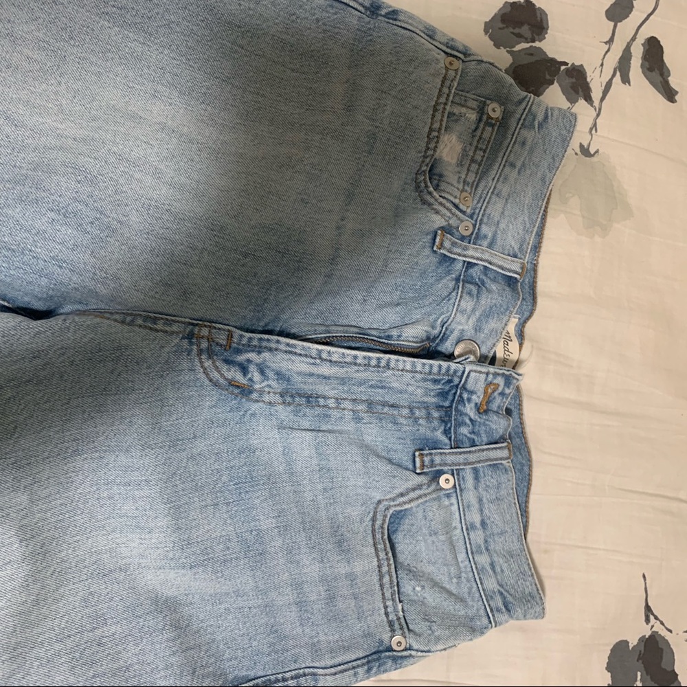 PERFECT CONDITION worn 1x madewell mom jeans - Picture 4 of 7